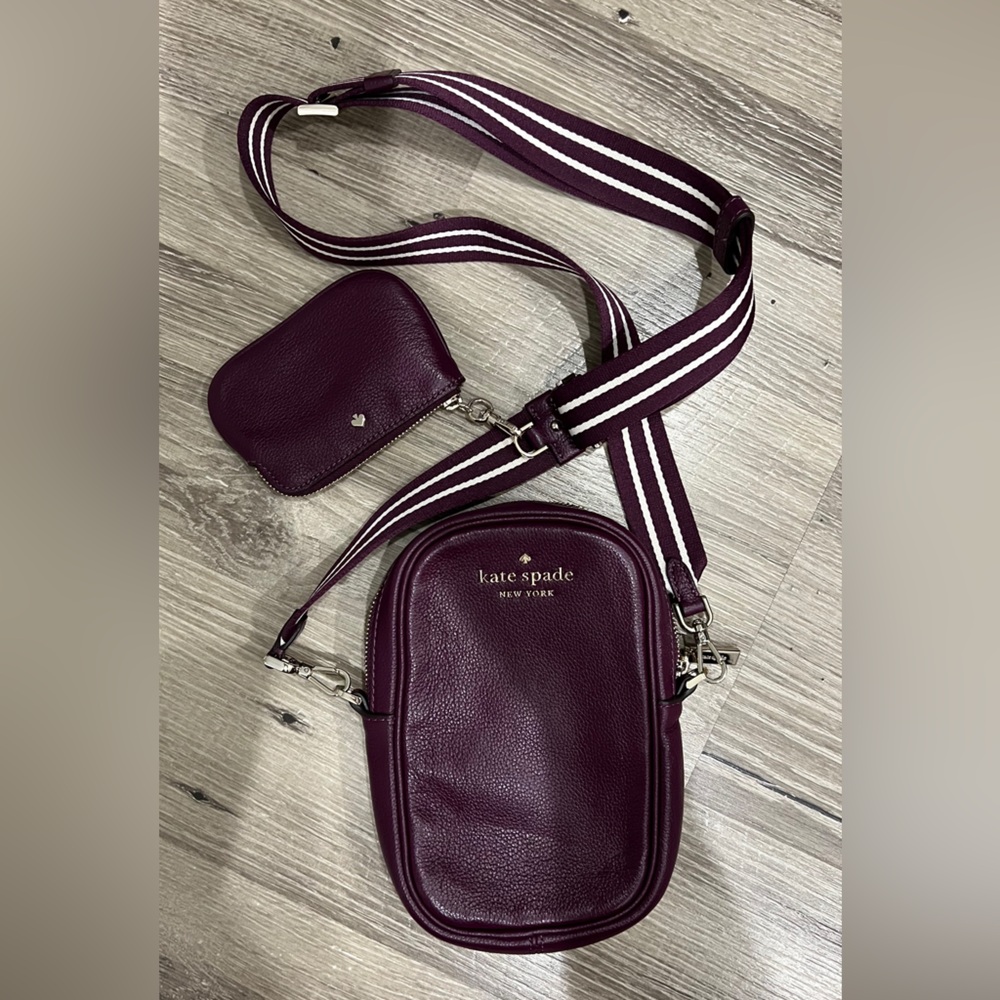 Purple Kate Spade Leather Crossbody